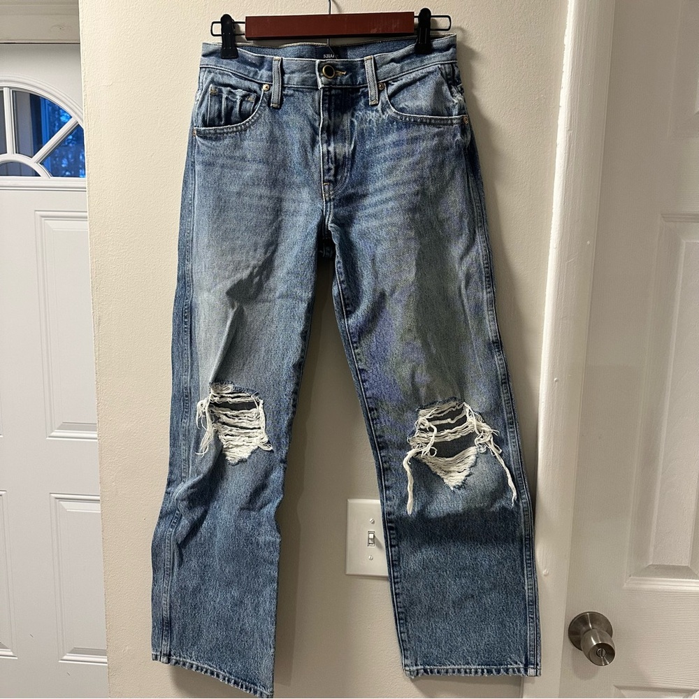 KHAITE Kerrie Distressed Jean